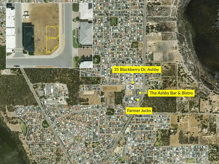 Second view of Homely land listing, 35 Blackberry Drive, Ashby WA 6065