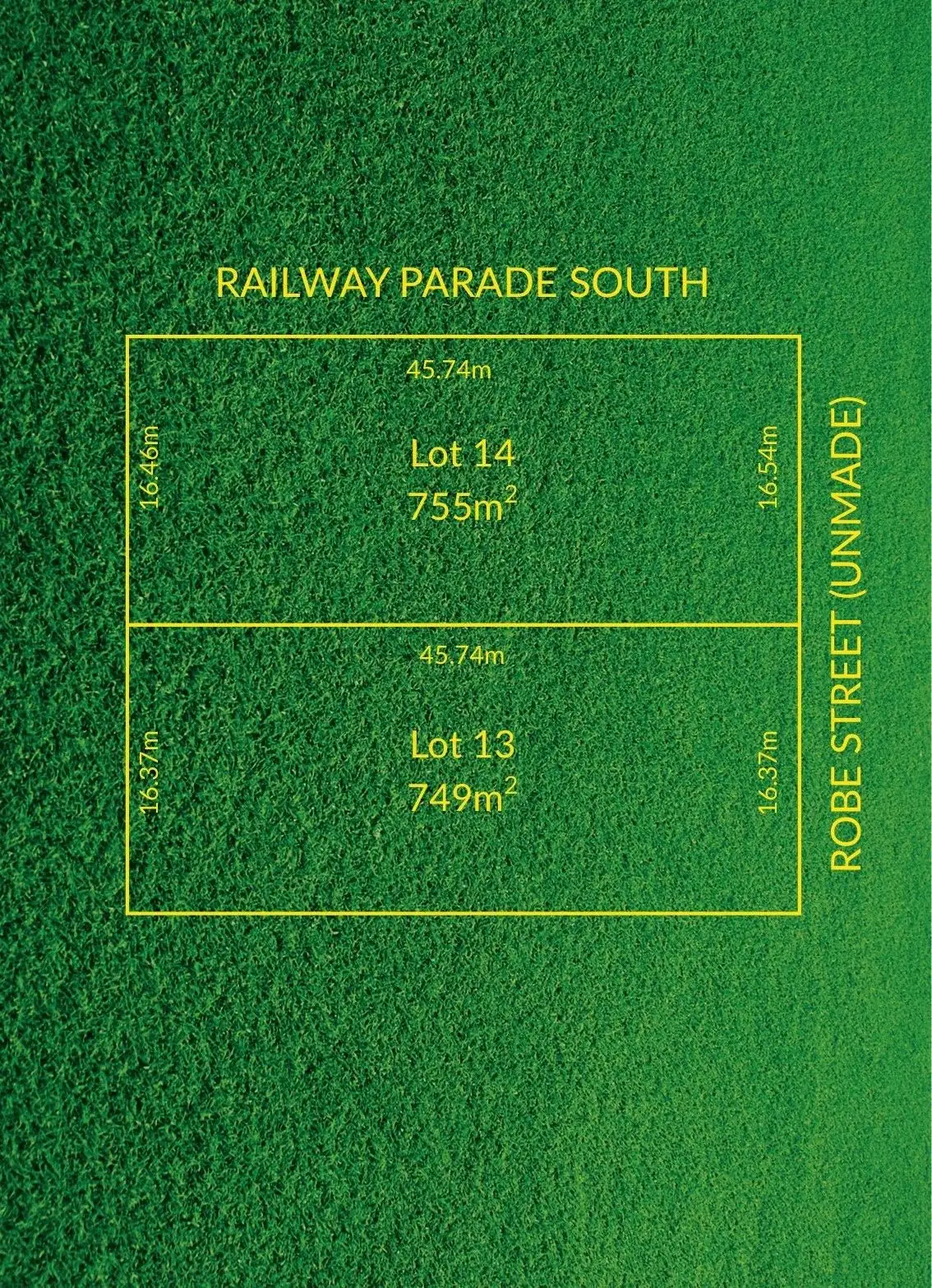 Main view of Homely land listing, Lots 13 and 14 Robe St and Railway Pde Sth, Bordertown SA 5268
