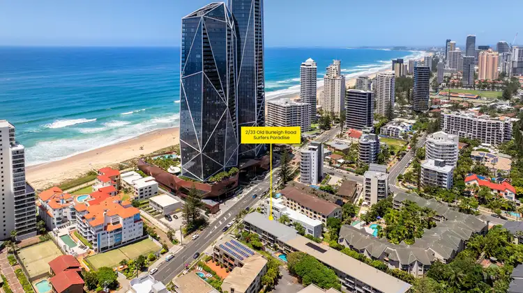 Main view of Homely apartment listing, 2/33 Old Burleigh Road, Surfers Paradise QLD 4217