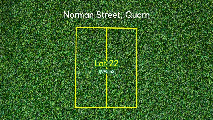 Main view of Homely land listing, LOT 22 Norman Street, Quorn SA 5433