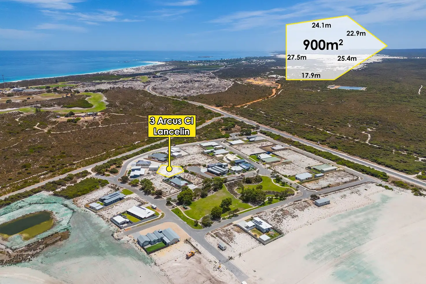 Main view of Homely land listing, 3 Arcus Close, Lancelin WA 6044