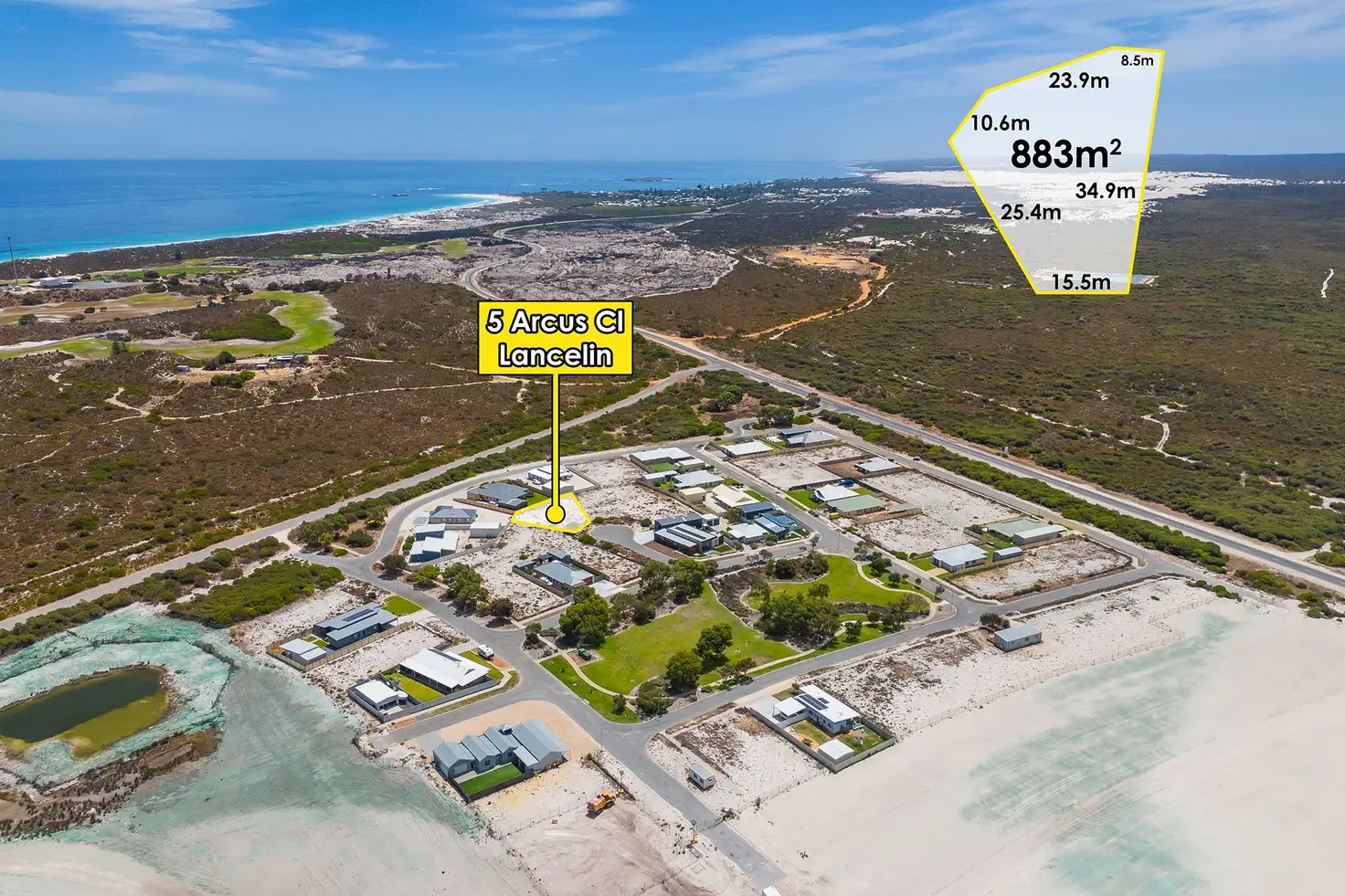 Main view of Homely land listing, 5 Arcus Close, Lancelin WA 6044