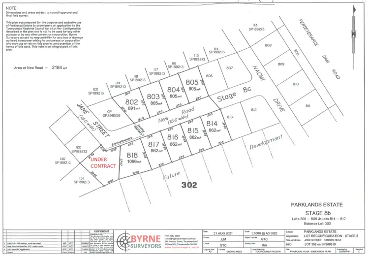 Lot 819 Jane Street, Crows Nest QLD 4355