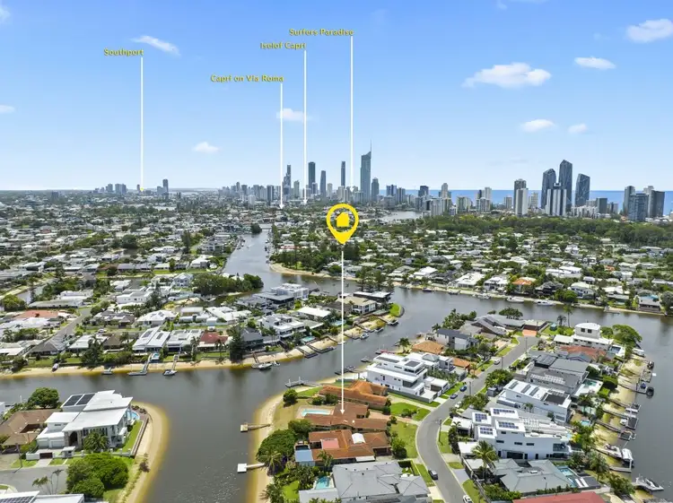 Second view of Homely house listing, 17 Andrea Avenue, Broadbeach Waters QLD 4218