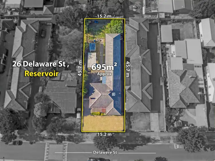 Main view of Homely house listing, 26 Delaware Street, Reservoir VIC 3073