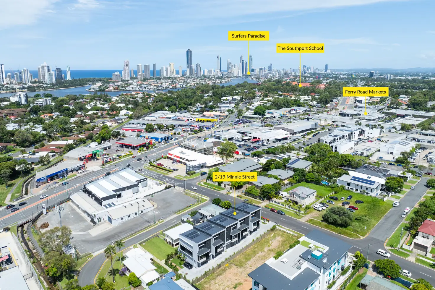 Main view of Homely townhouse listing, 2/19 Minnie Street, Southport QLD 4215