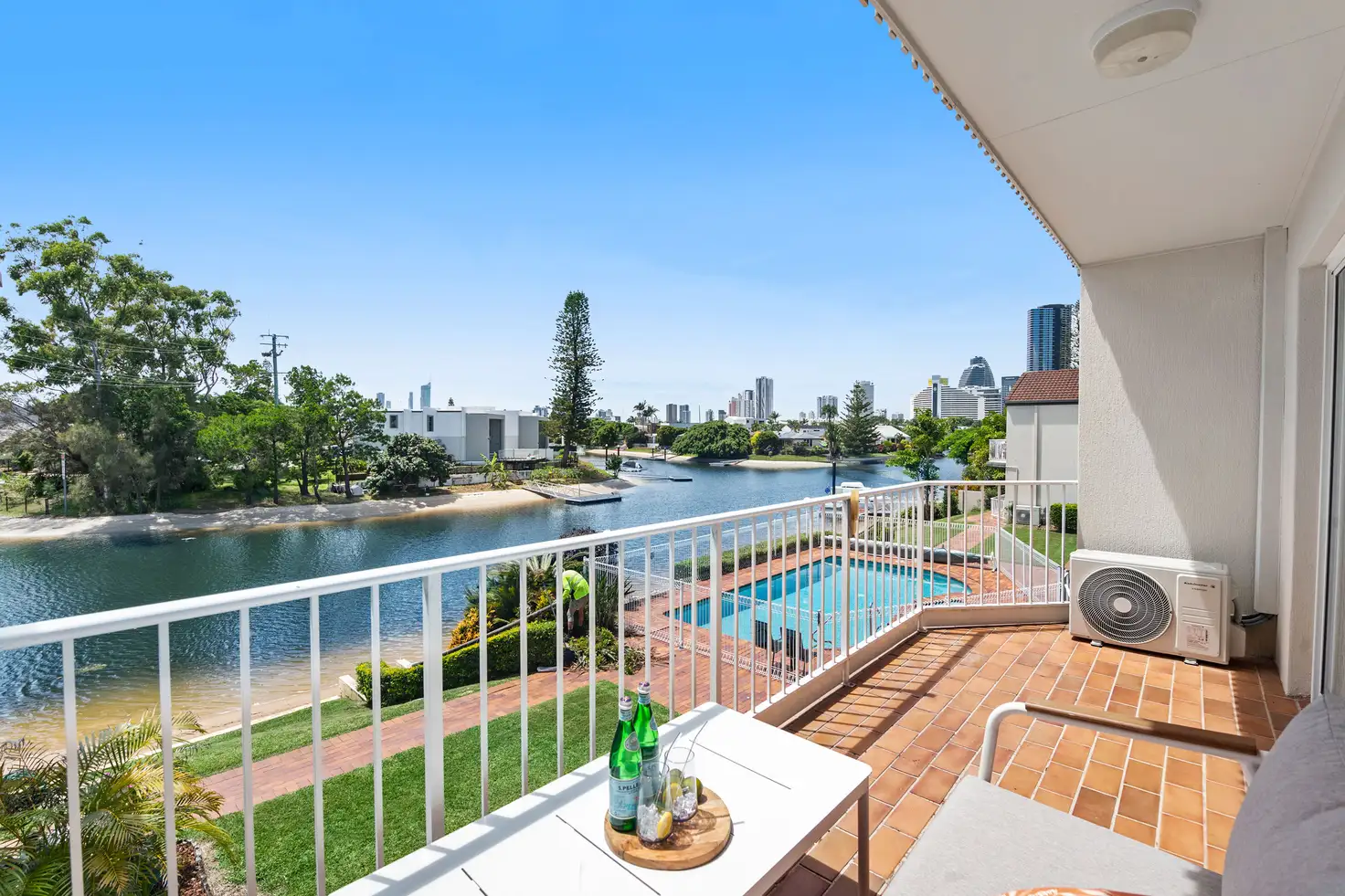 Main view of Homely villa listing, 2/61-63 Hooker Boulevard, Broadbeach Waters QLD 4218
