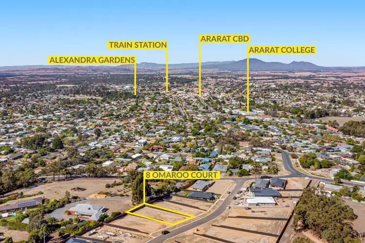 Main view of Homely land listing, 8 Omaroo Court, Ararat VIC 3377
