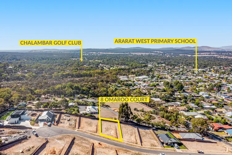 Second view of Homely land listing, 8 Omaroo Court, Ararat VIC 3377