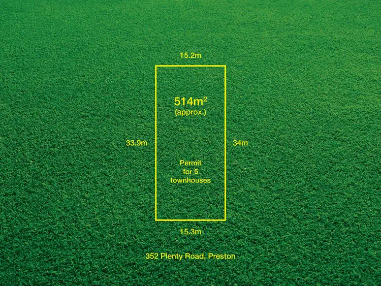 Fifth view of Homely land listing, 352 Plenty Road, Preston VIC 3072