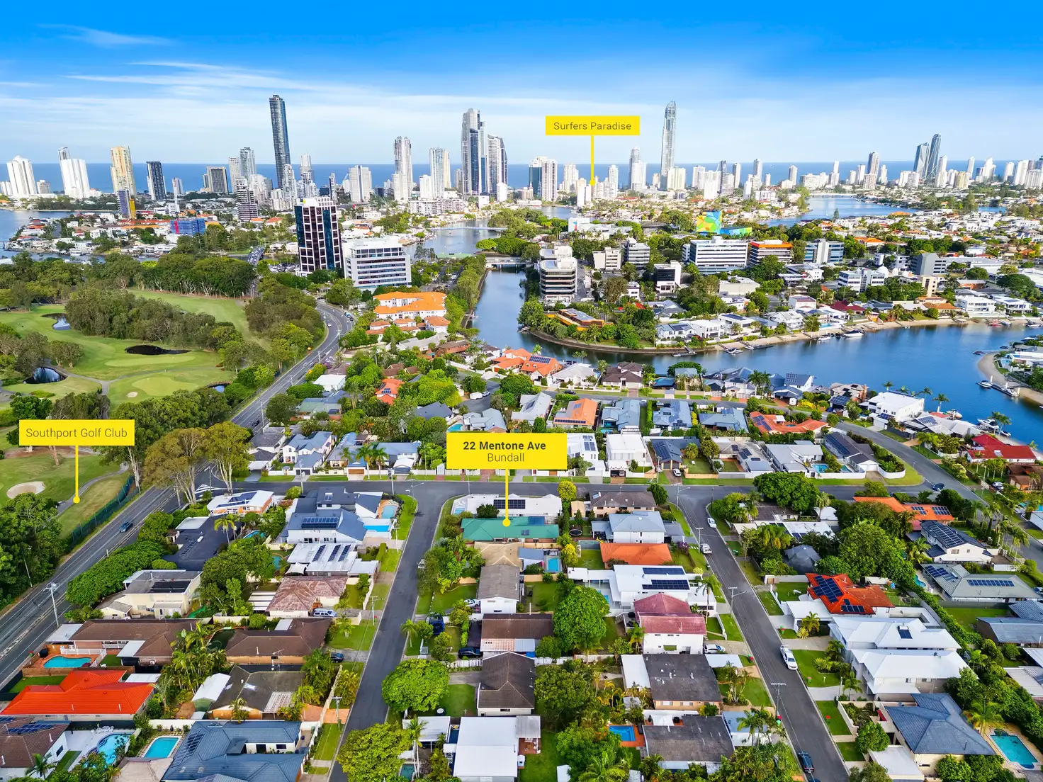 Main view of Homely house listing, 22 Mentone Avenue, Bundall QLD 4217