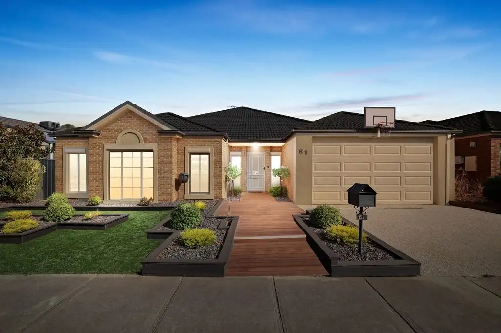 Main view of Homely house listing, 61 Eppalock Drive, Manor Lakes VIC 3024