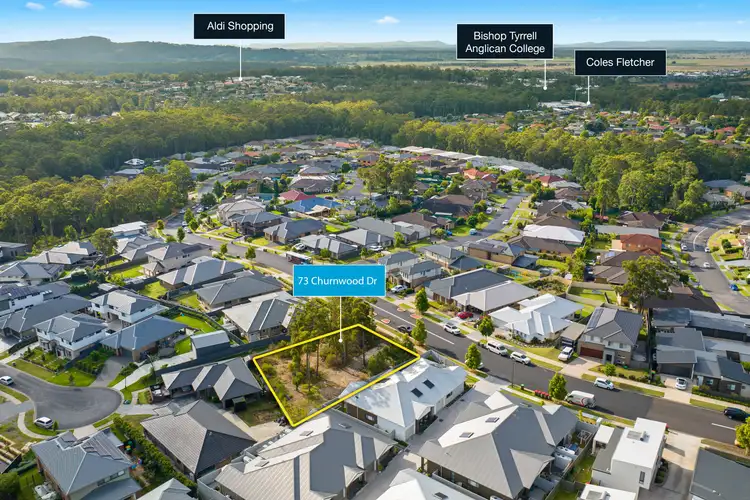 Second view of Homely land listing, 73 Churnwood Drive, Fletcher NSW 2287