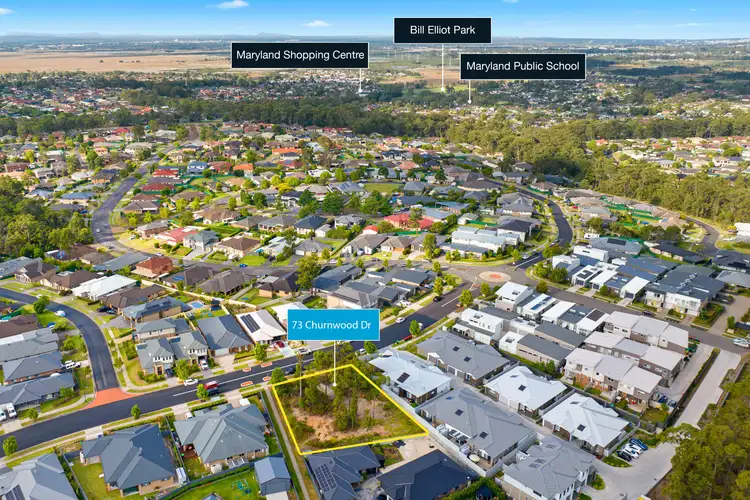 Third view of Homely land listing, 73 Churnwood Drive, Fletcher NSW 2287