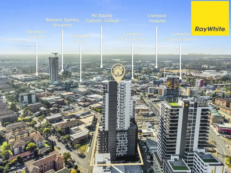 Main view of Homely apartment listing, A803/100 Castlereagh Street, Liverpool NSW 2170