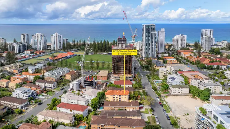 Third view of Homely apartment listing, 3/37 Chelsea Avenue, Broadbeach QLD 4218