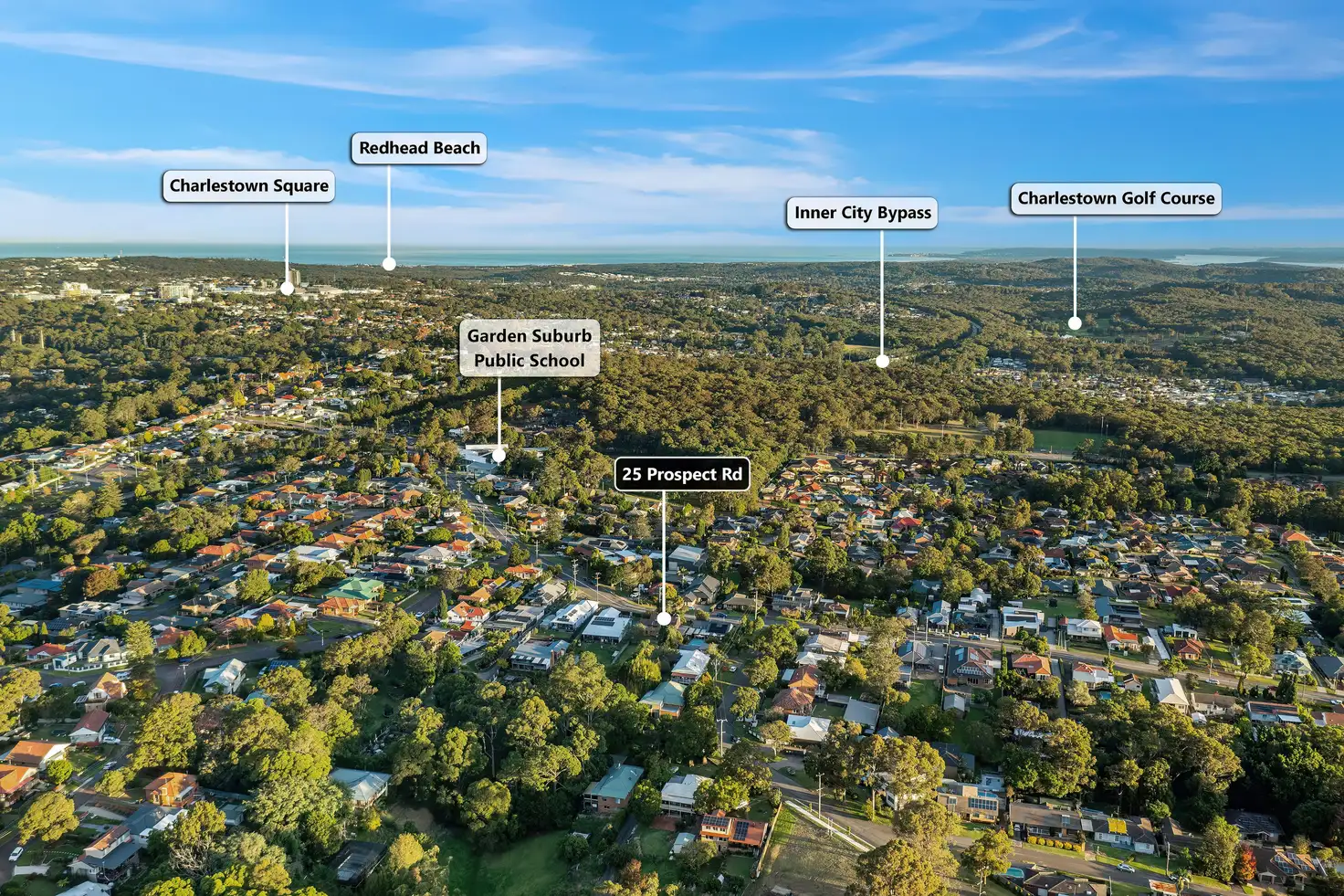 Main view of Homely house listing, 25 Prospect Road, Garden Suburb NSW 2289