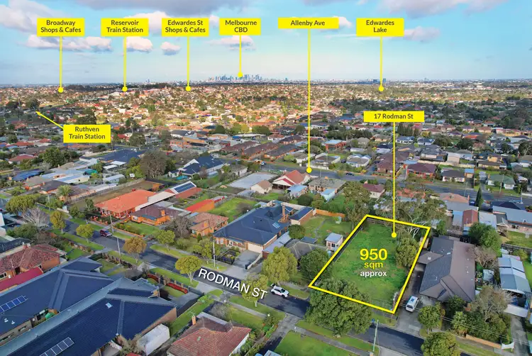Main view of Homely land listing, 17 Rodman Street, Reservoir VIC 3073