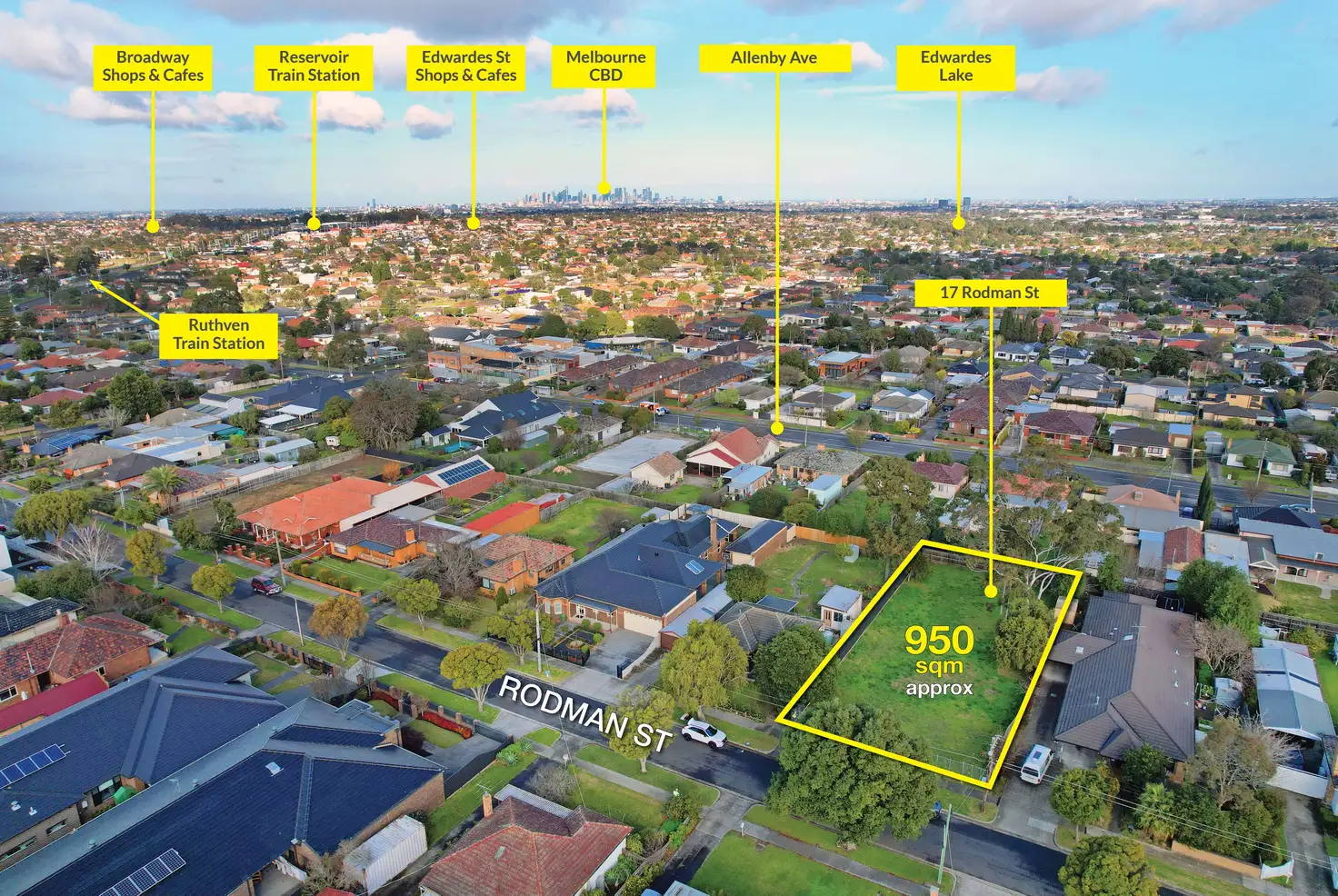 Main view of Homely land listing, 17 Rodman Street, Reservoir VIC 3073