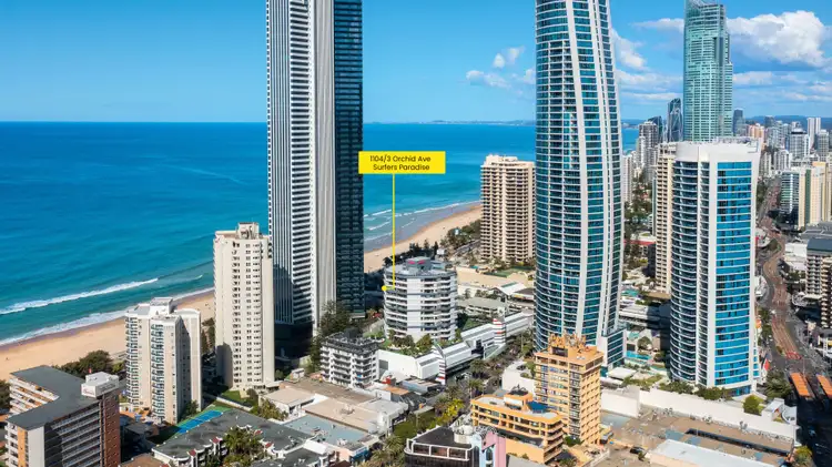 Main view of Homely apartment listing, 1104/3 Orchid Avenue, Surfers Paradise QLD 4217
