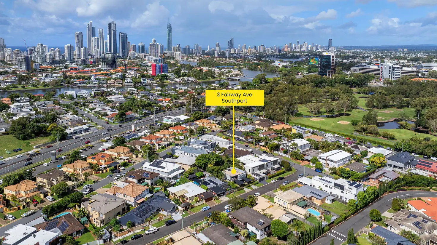 Main view of Homely house listing, 3 Fairway Avenue, Southport QLD 4215
