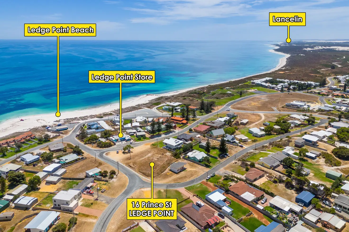 Main view of Homely land listing, 16 Prince Street, Ledge Point WA 6043