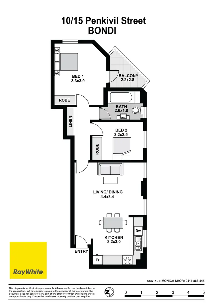 Seventh view of Homely apartment listing, 10/15 Penkivil Street, Bondi NSW 2026