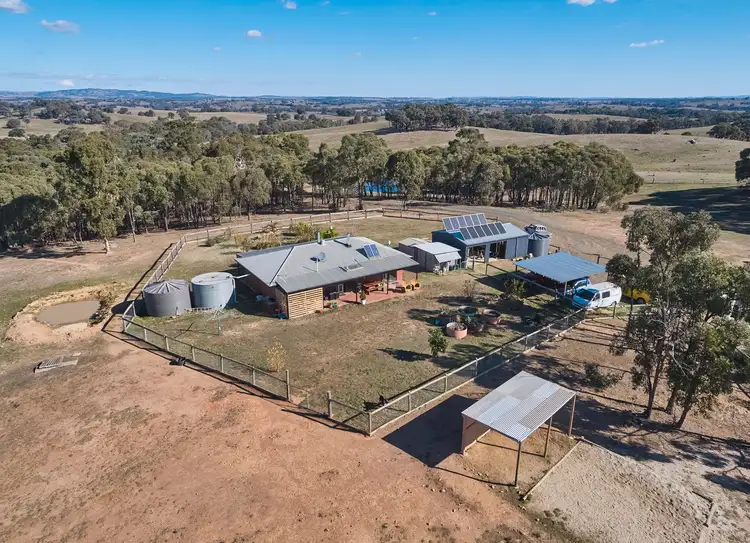 Main view of Homely rural property listing, 70 Heathcote-East Baynton Road, Heathcote VIC 3523