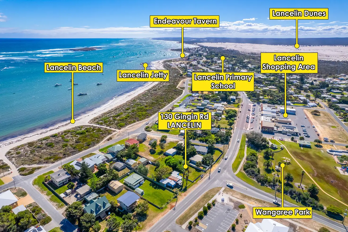 Main view of Homely land listing, 130 GINGIN Road, Lancelin WA 6044