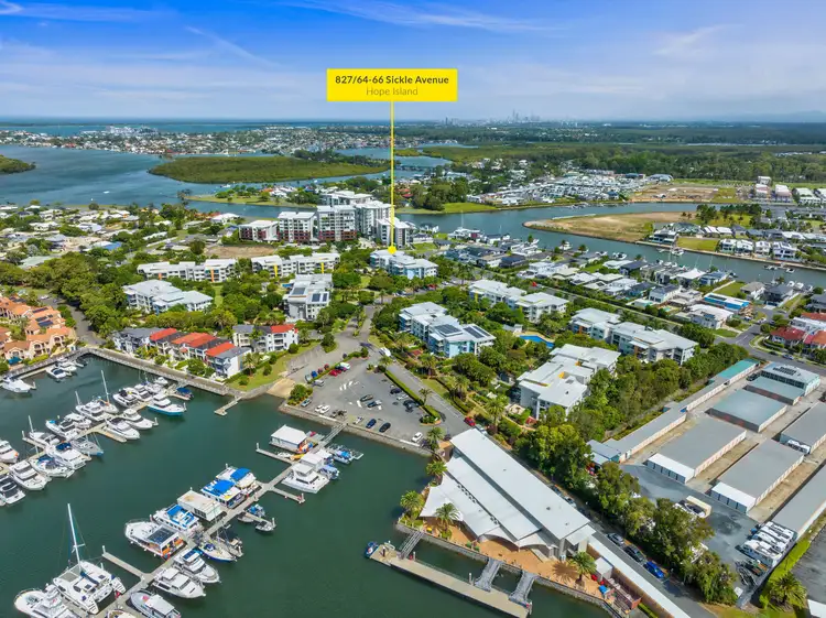Second view of Homely apartment listing, 827/64-66 Sickle Avenue, Hope Island QLD 4212