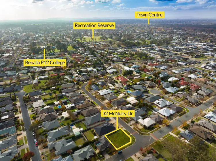 Second view of Homely land listing, 32 McNulty Drive, Benalla VIC 3672
