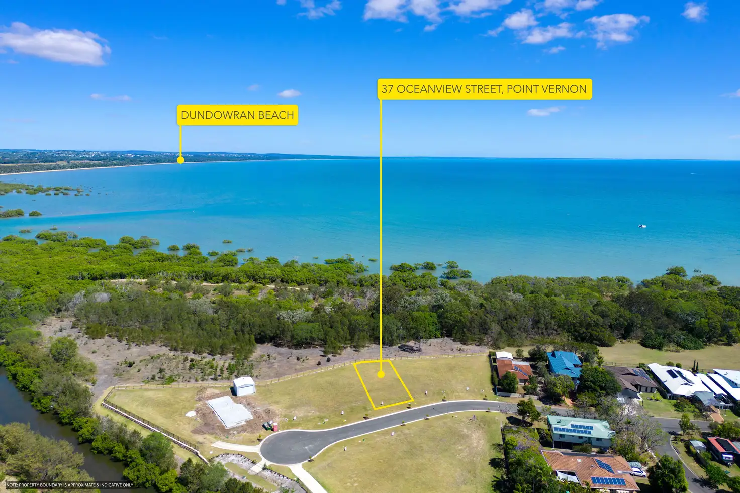 Main view of Homely land listing, 37 Oceanview Street, Point Vernon QLD 4655