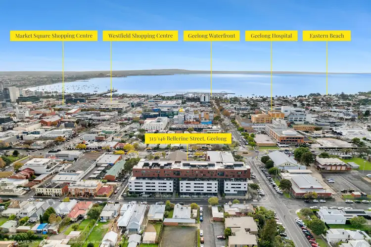 Second view of Homely apartment listing, 313/146 Bellerine Street, Geelong VIC 3220