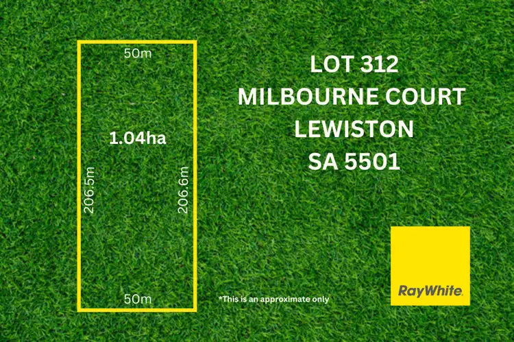 Lot 312 Milbourne Court, Lewiston SA 5501