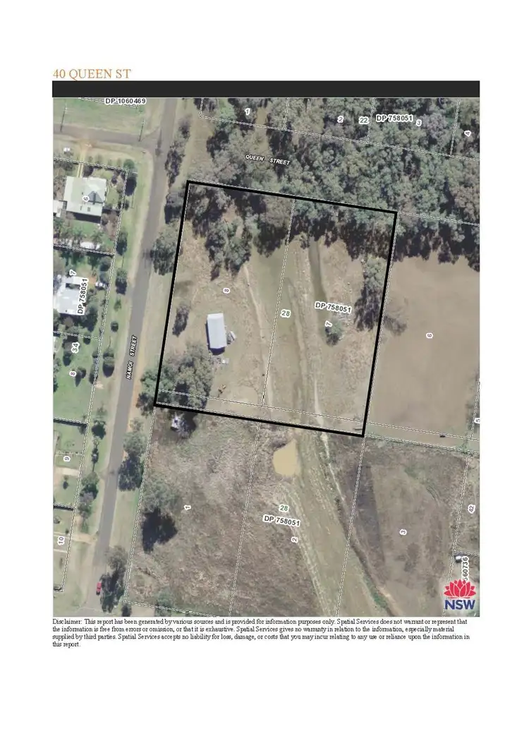 Main view of Homely land listing, 40 Queen Street, Baradine NSW 2396
