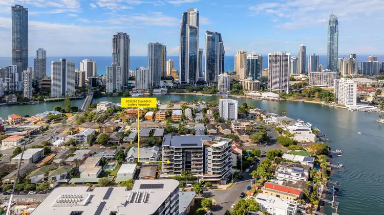 Main view of Homely apartment listing, 603/266 Stanhill Drive, Chevron Island QLD 4217