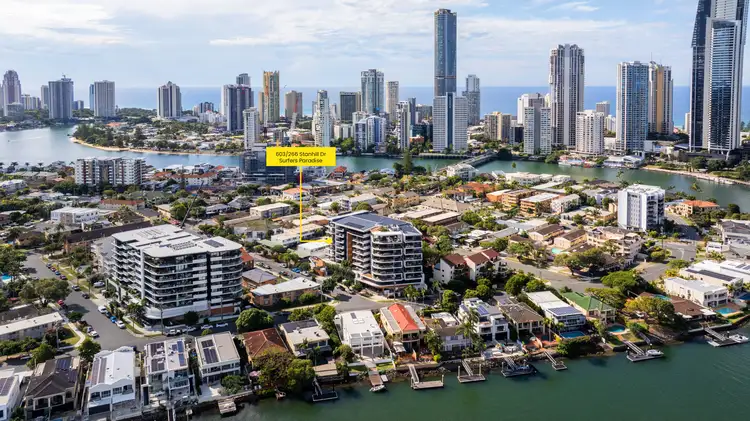 Sixth view of Homely apartment listing, 603/266 Stanhill Drive, Chevron Island QLD 4217