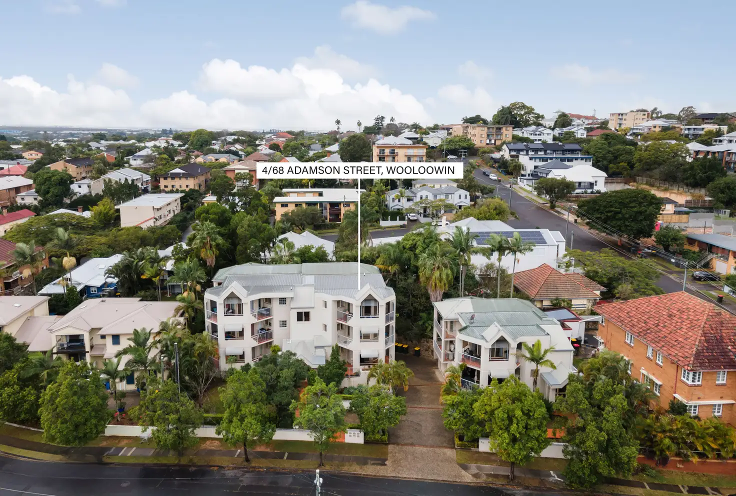 Main view of Homely apartment listing, 4/68 Adamson Street, Wooloowin QLD 4030