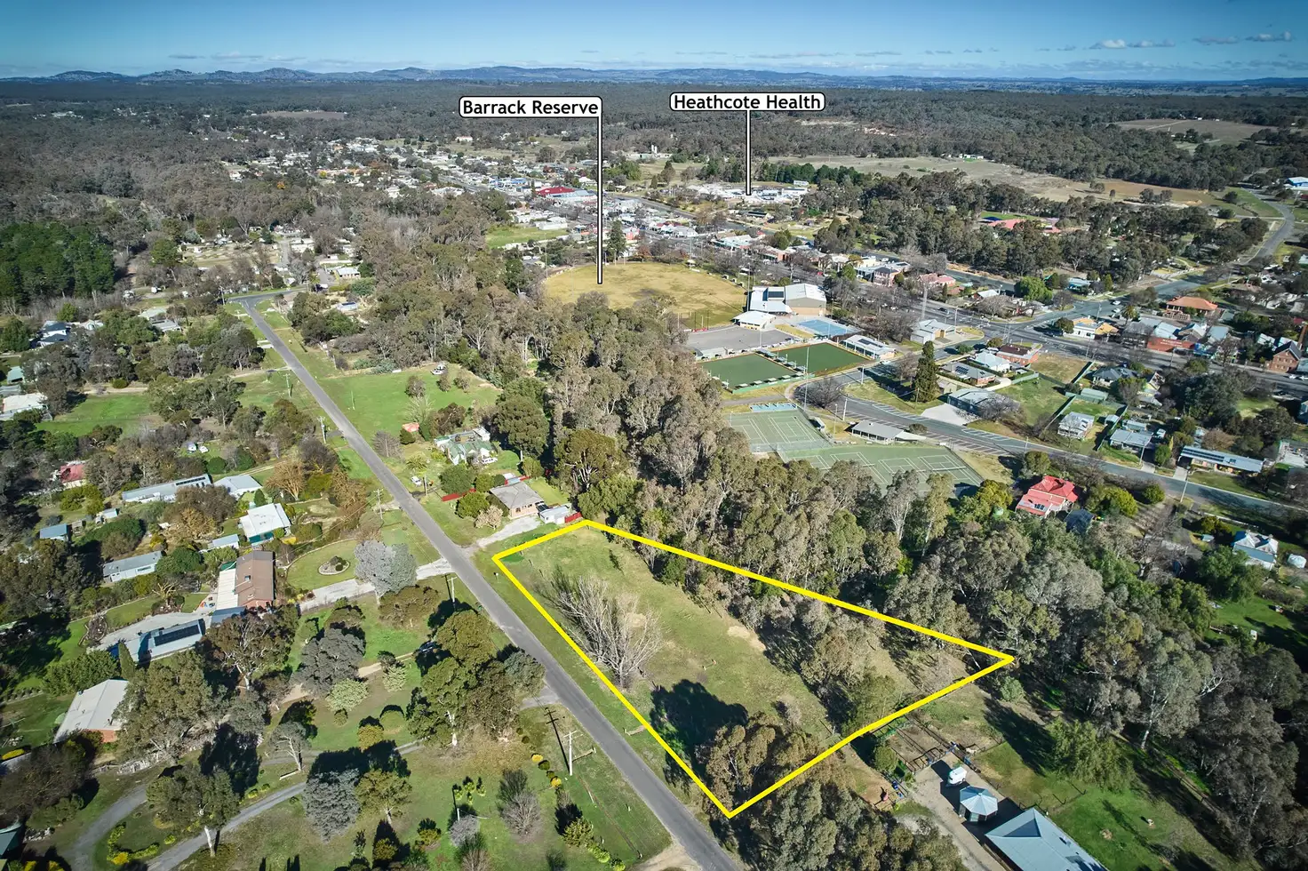 Main view of Homely land listing, 19 Caldwell Street, Heathcote VIC 3523