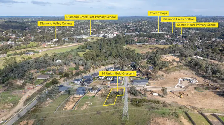 Second view of Homely land listing, 14 Union Gold Crescent, Diamond Creek VIC 3089