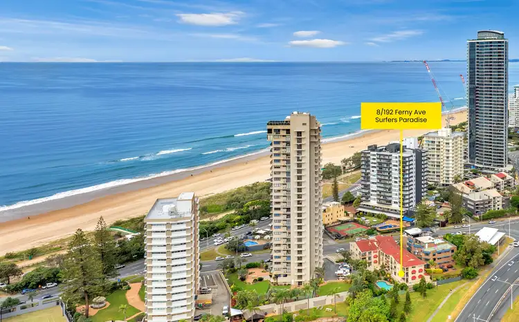 Fourth view of Homely apartment listing, 8/192 Ferny Avenue, Surfers Paradise QLD 4217