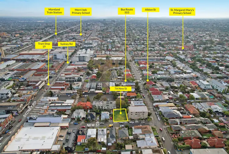 Second view of Homely land listing, 7A-7B New Street, Brunswick VIC 3056