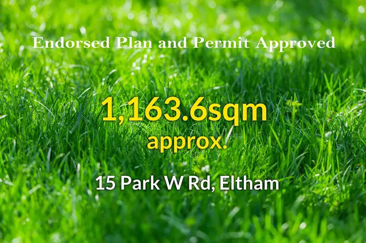 Main view of Homely land listing, 15 Park West Road, Eltham VIC 3095