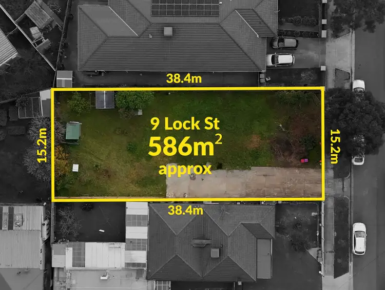 Main view of Homely land listing, 9 Lock Street, Fawkner VIC 3060