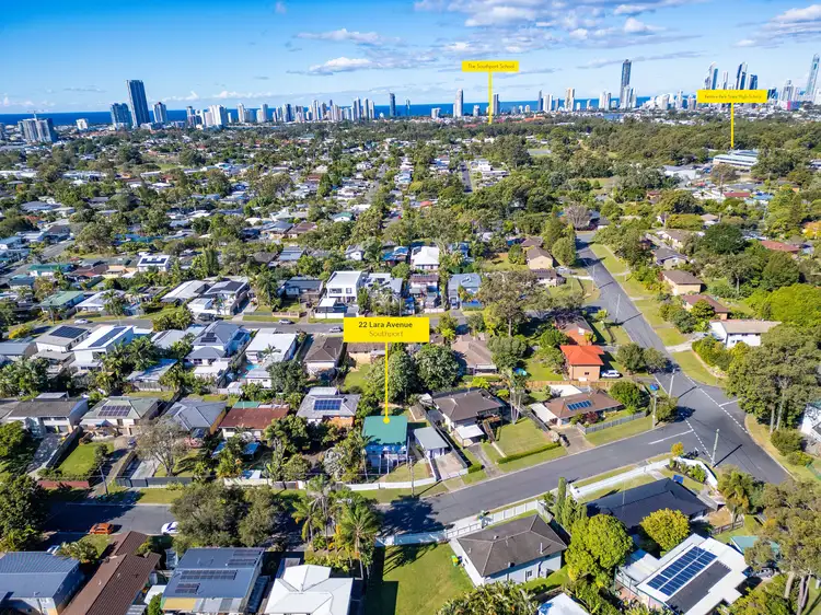 Main view of Homely house listing, 22 Lara Avenue, Southport QLD 4215