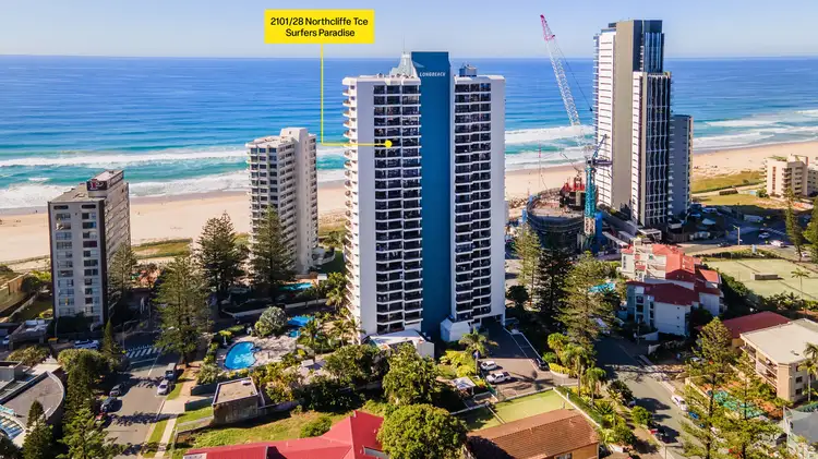 Main view of Homely apartment listing, 2101/28 Northcliffe Terrace, Surfers Paradise QLD 4217