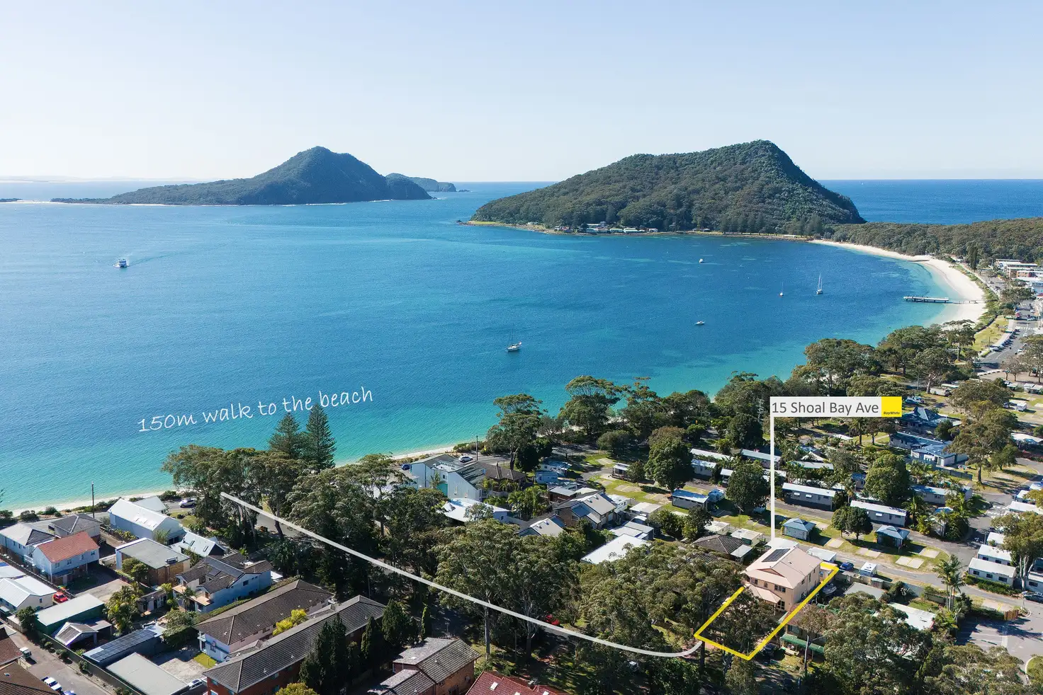 Main view of Homely house listing, 15 Shoal Bay Avenue, Shoal Bay NSW 2315