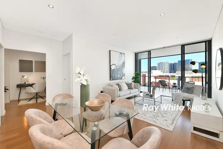 Third view of Homely apartment listing, 606/42 Shoreline Drive, Rhodes NSW 2138