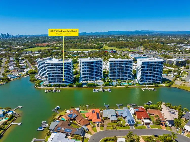 Second view of Homely apartment listing, 1302/5 HARBOUR SIDE Court, Biggera Waters QLD 4216