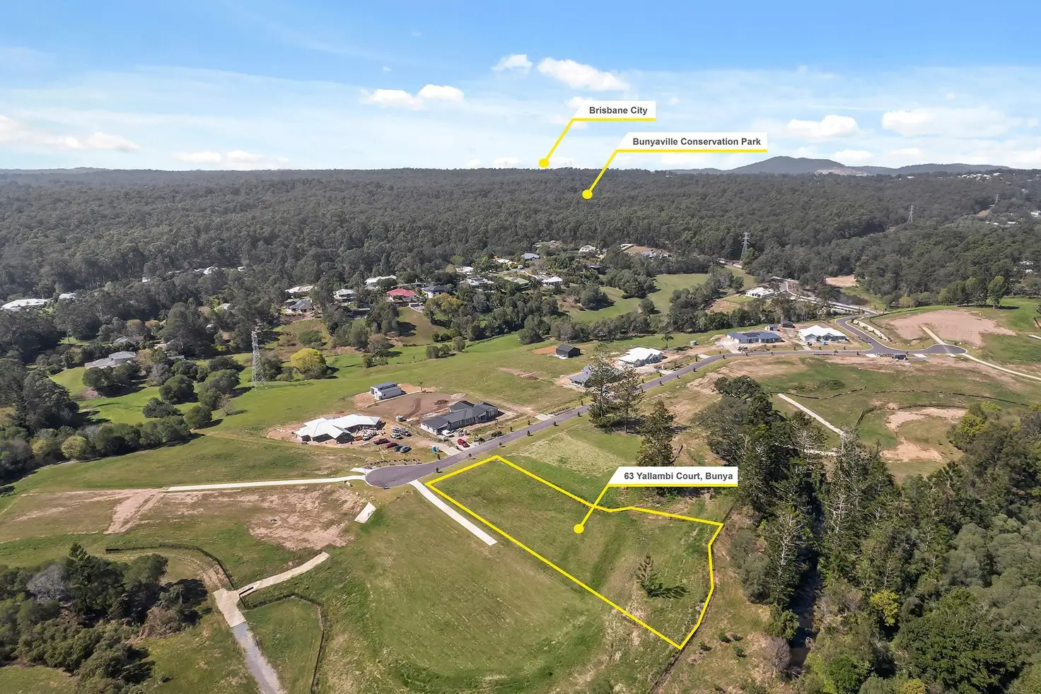 Main view of Homely land listing, 63 Yallambi Court, Bunya QLD 4055